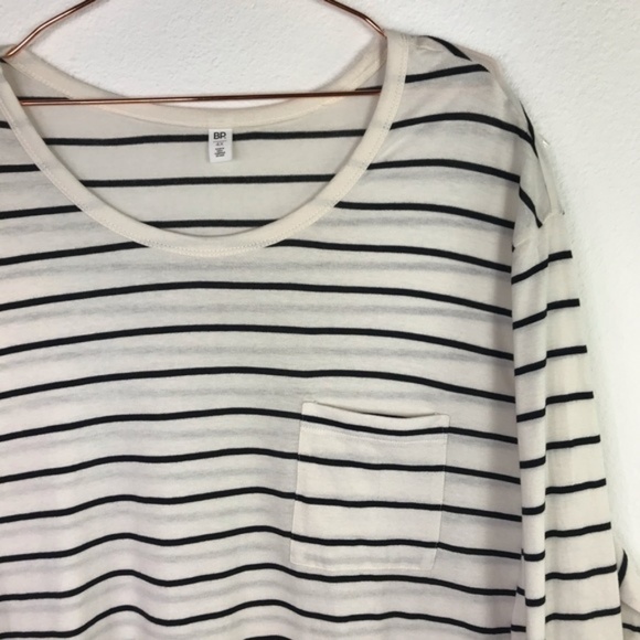 BP Relaxed Fit Long Sleeve Tee with Front Pocket - Picture 6 of 6